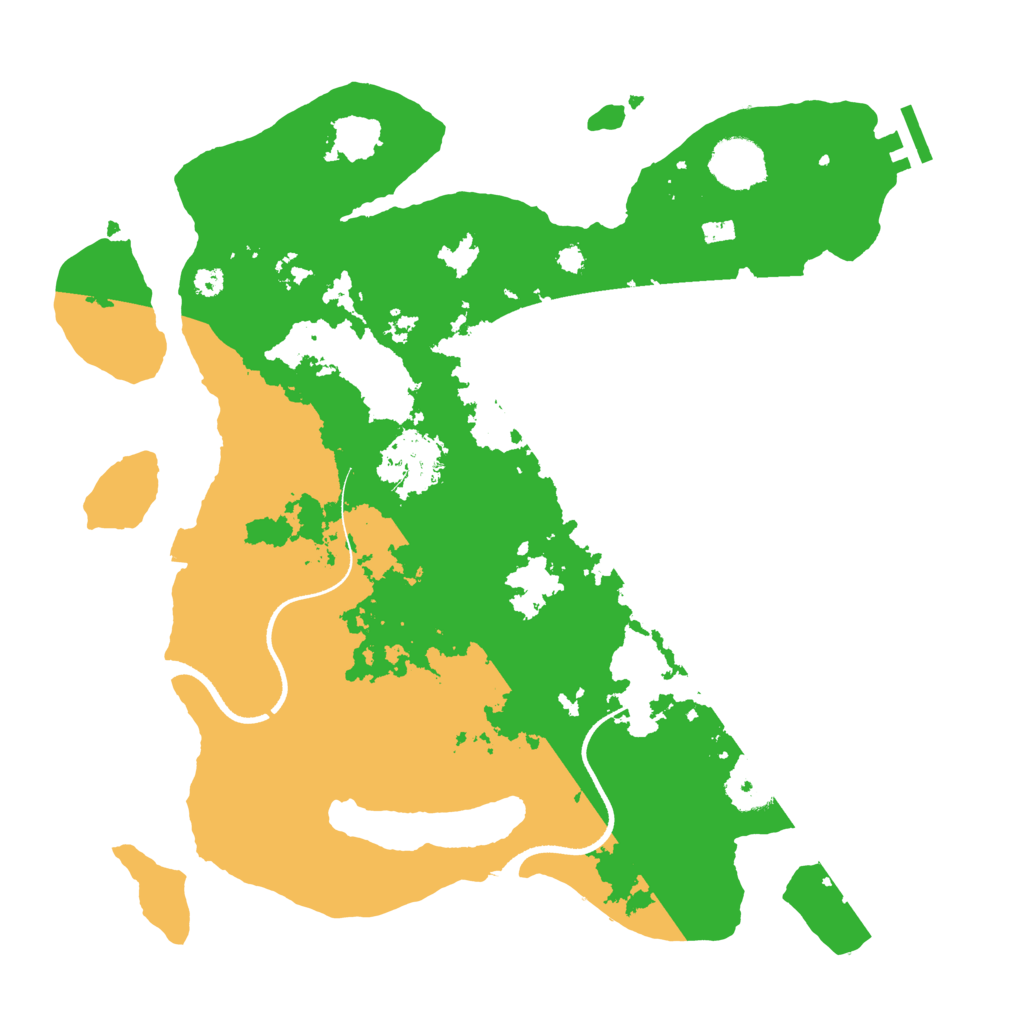Biome Rust Map: Procedural Map, Size: 3500, Seed: 450957