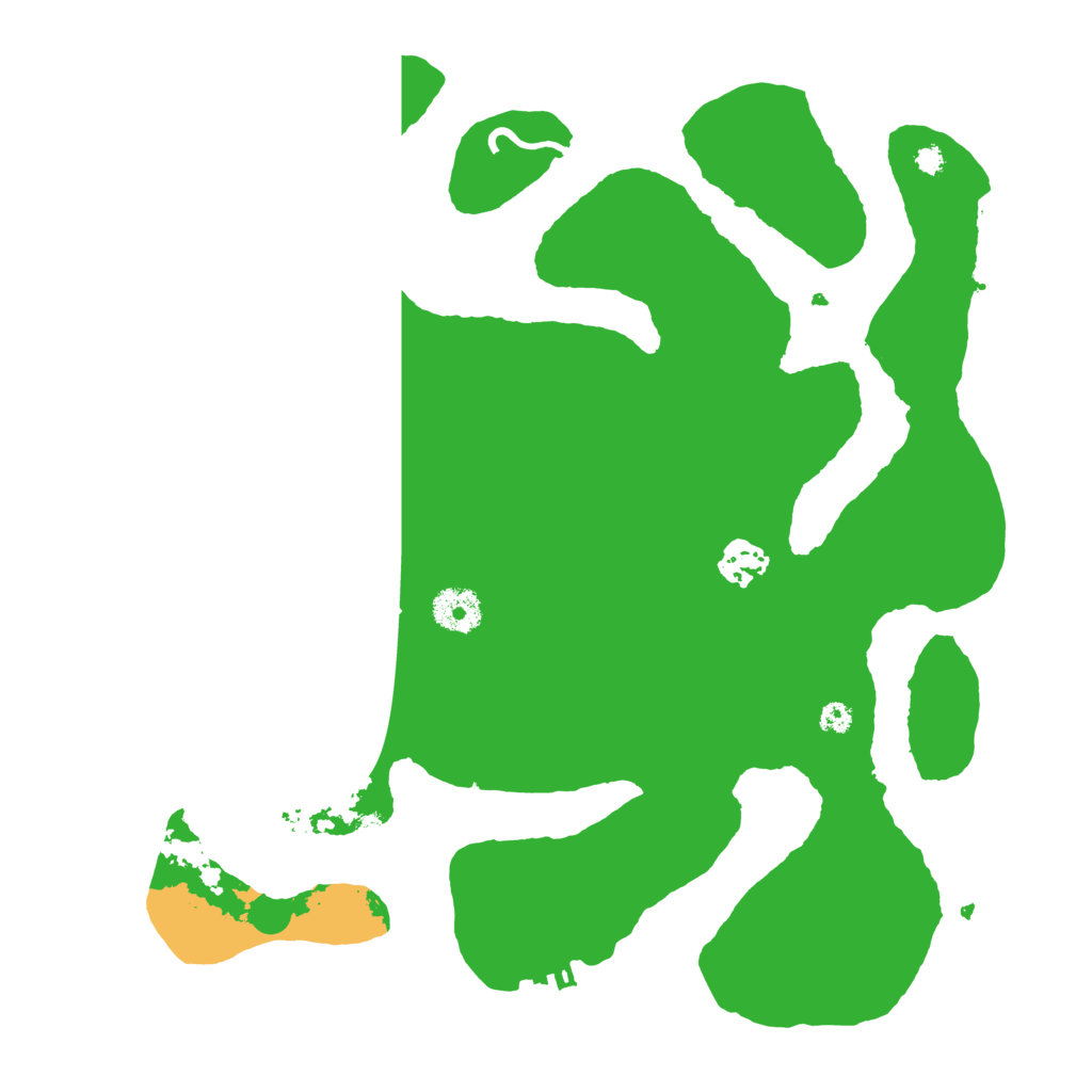 Biome Rust Map: Procedural Map, Size: 3500, Seed: 713175