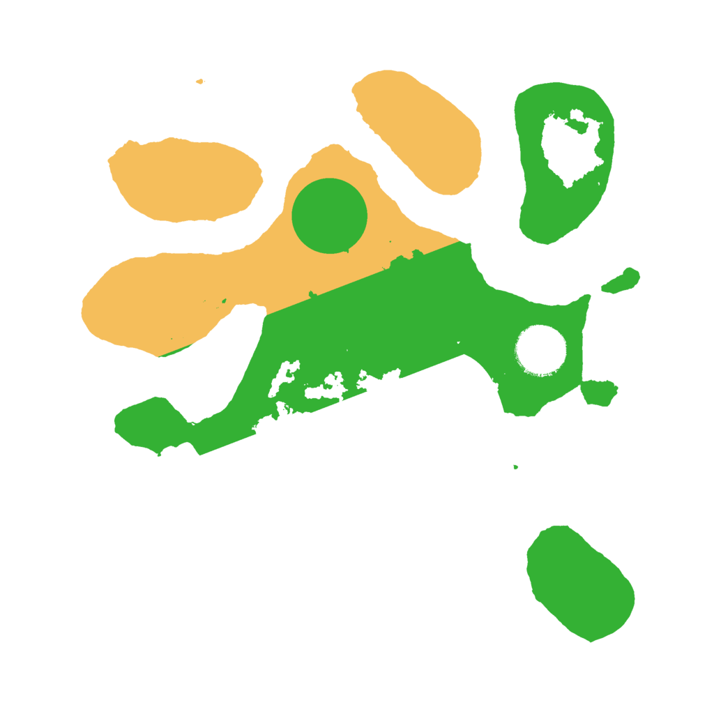 Biome Rust Map: Barren, Size: 2500, Seed: 2134