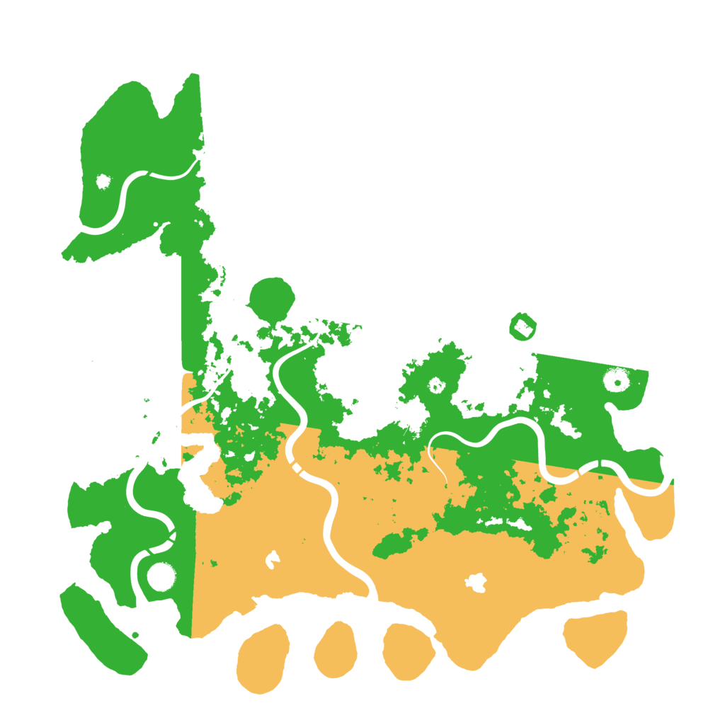 Biome Rust Map: Procedural Map, Size: 4500, Seed: 908246