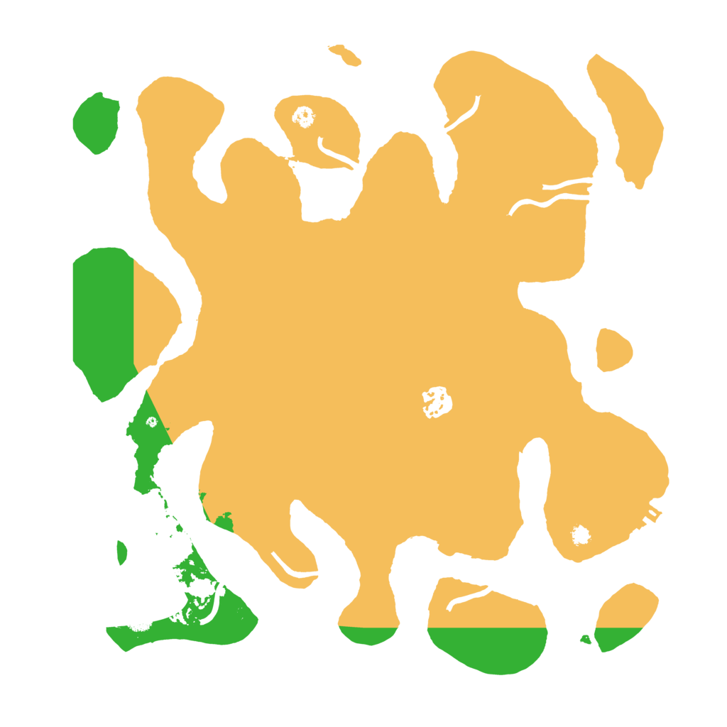 Biome Rust Map: Procedural Map, Size: 3500, Seed: 847434