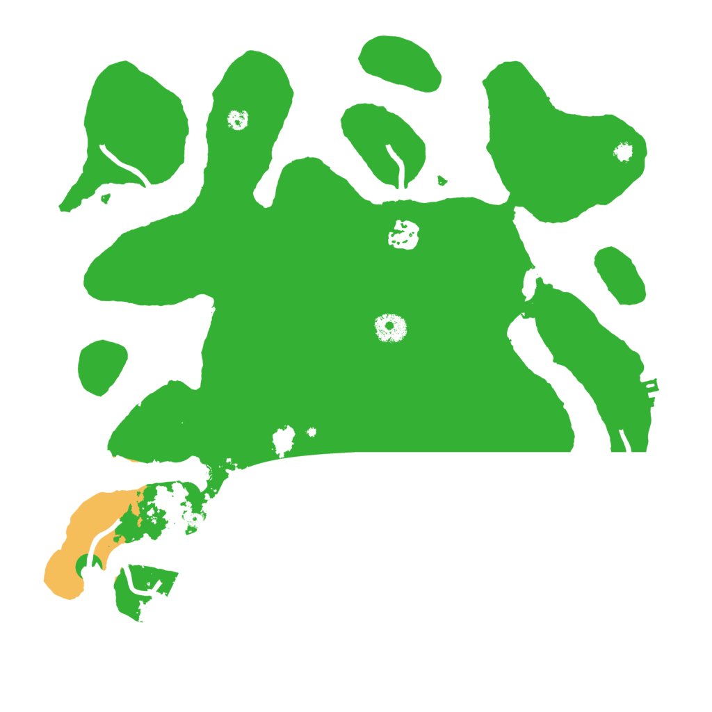 Biome Rust Map: Procedural Map, Size: 3500, Seed: 21960837