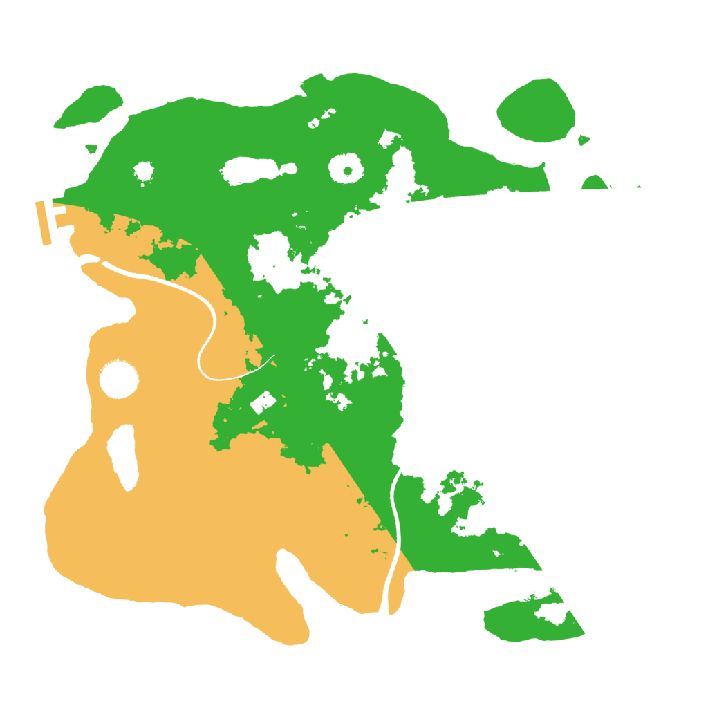 Biome Rust Map: Procedural Map, Size: 3250, Seed: 84750