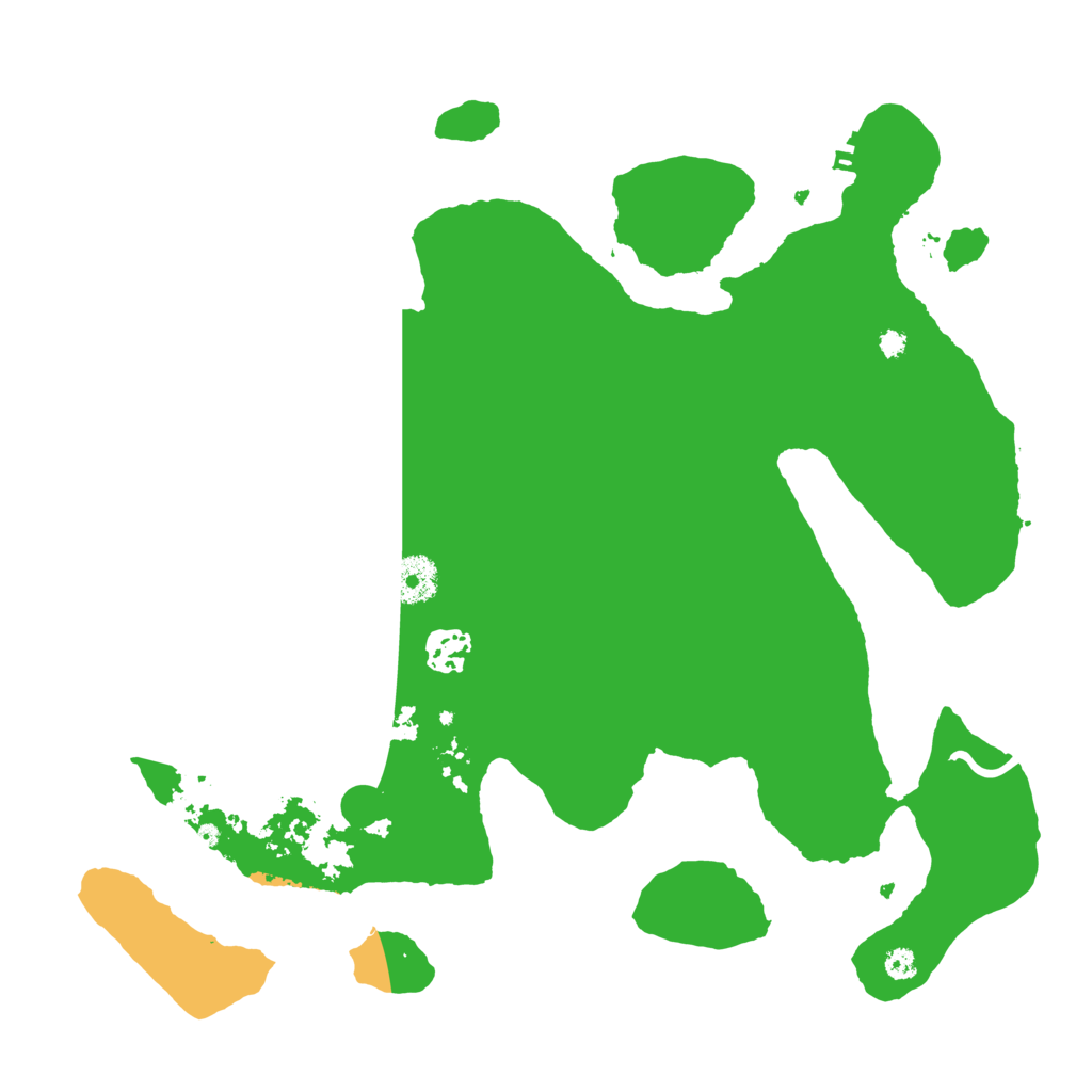 Biome Rust Map: Procedural Map, Size: 3500, Seed: 23623623