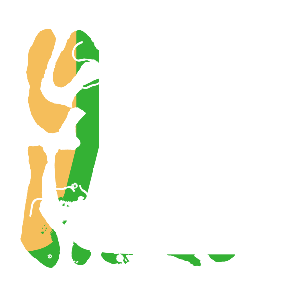 Biome Rust Map: Procedural Map, Size: 3500, Seed: 993784