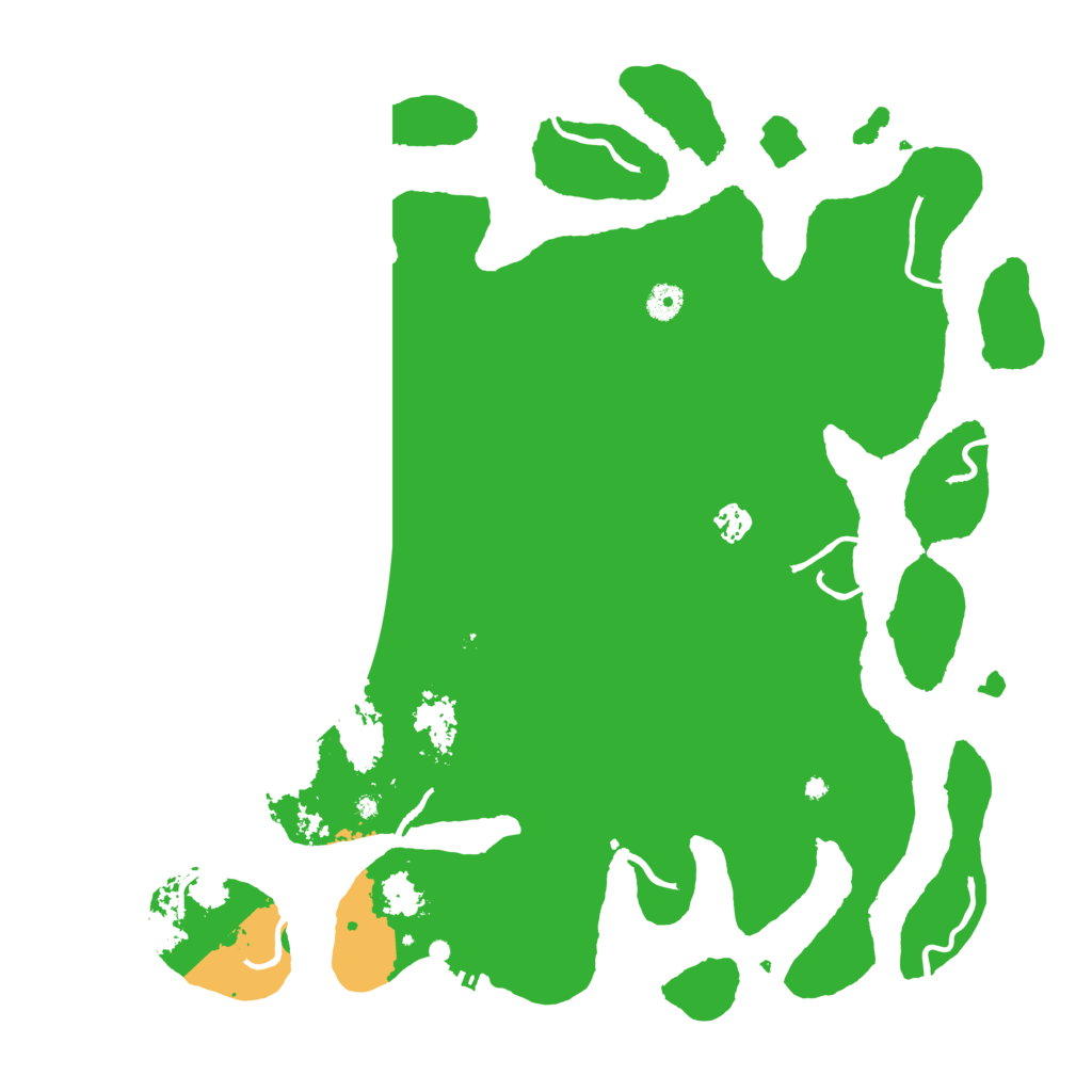 Biome Rust Map: Procedural Map, Size: 4500, Seed: 747590