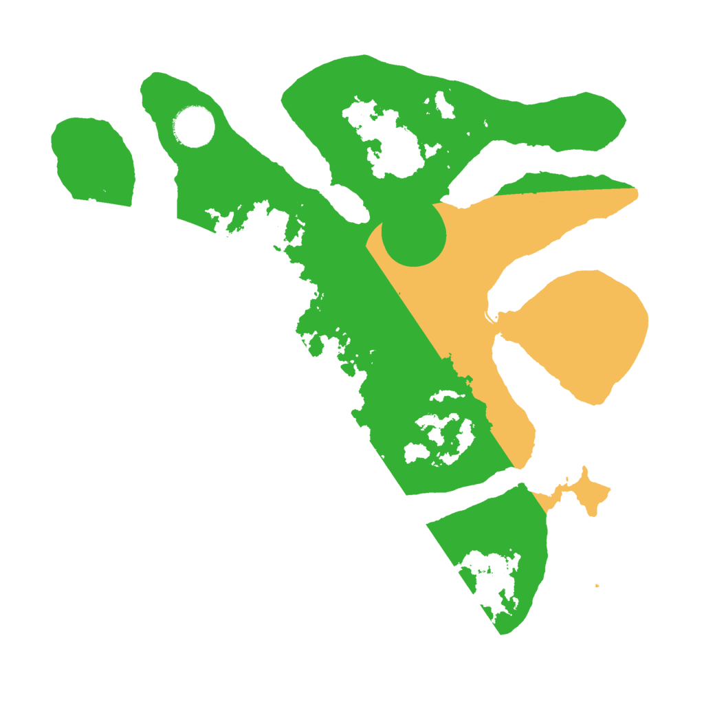 Biome Rust Map: Barren, Size: 3000, Seed: 43556686