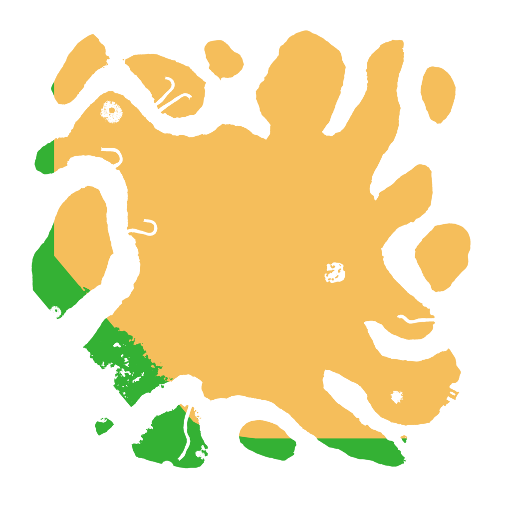 Biome Rust Map: Procedural Map, Size: 3600, Seed: 22306