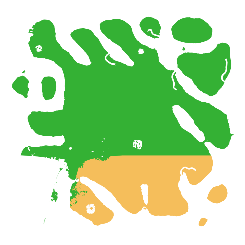 Biome Rust Map: Procedural Map, Size: 3800, Seed: 42306