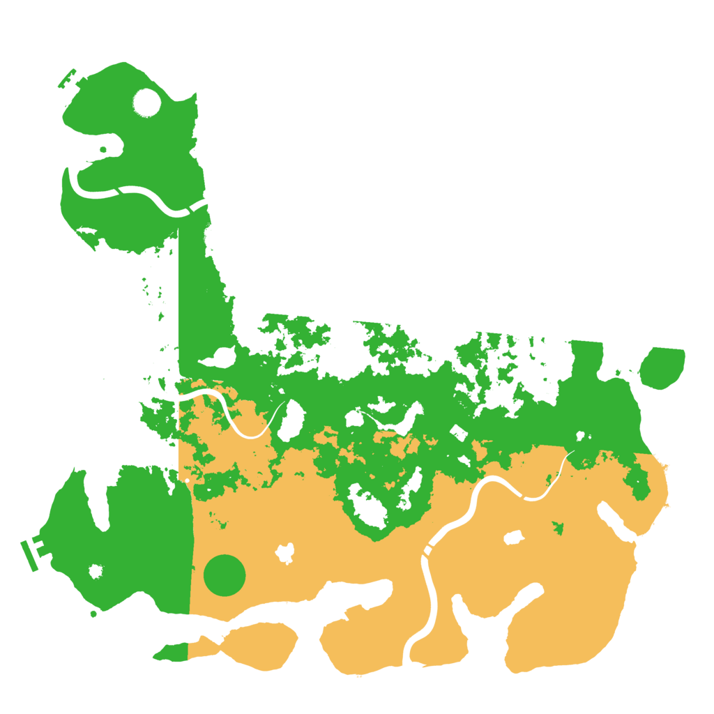 Biome Rust Map: Procedural Map, Size: 4500, Seed: 470363