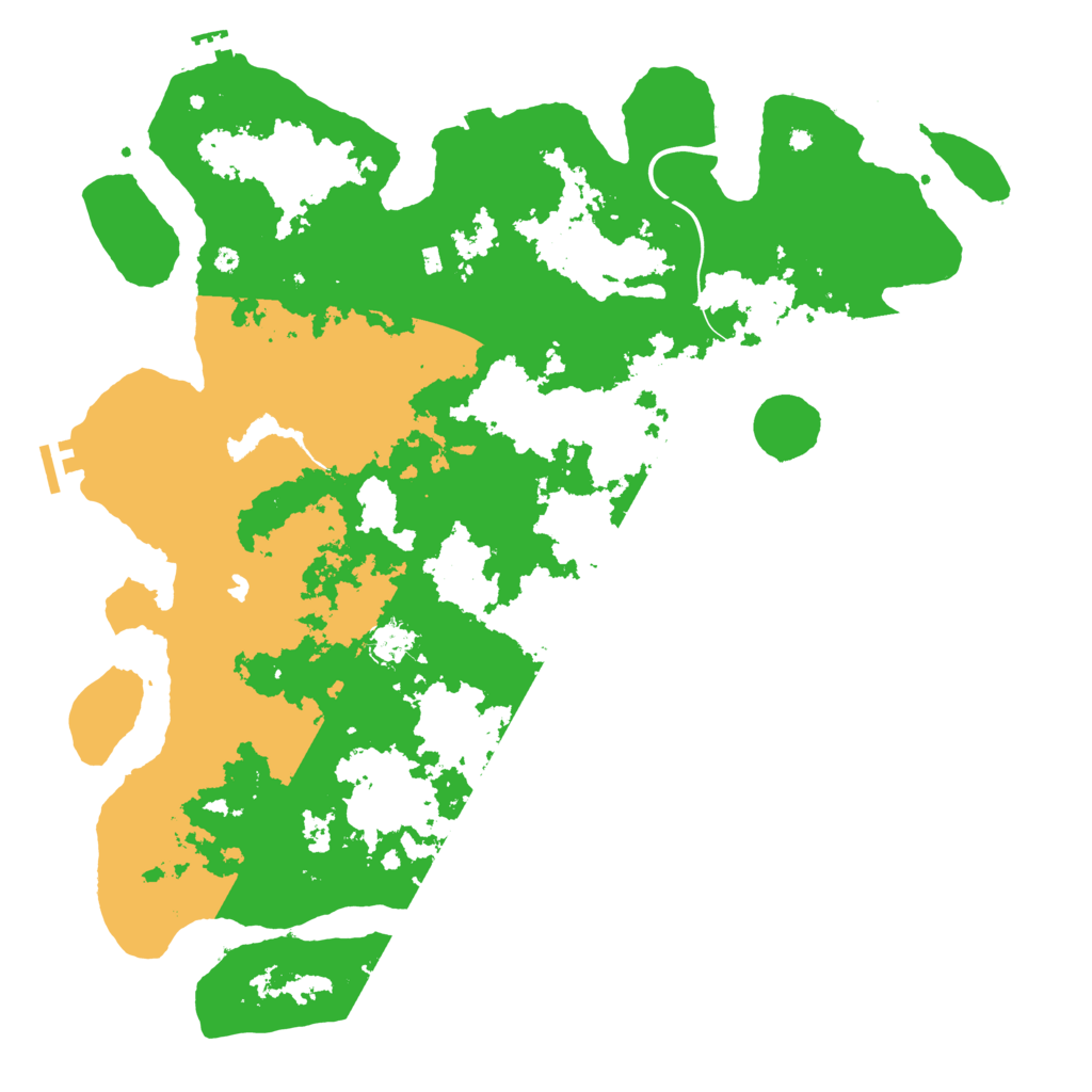 Biome Rust Map: Procedural Map, Size: 4500, Seed: 604857