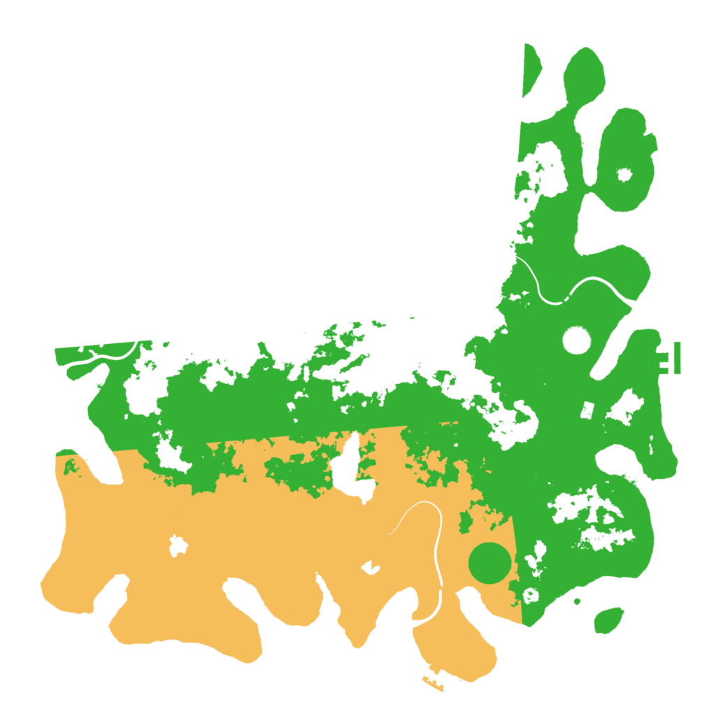 Biome Rust Map: Procedural Map, Size: 4500, Seed: 816126