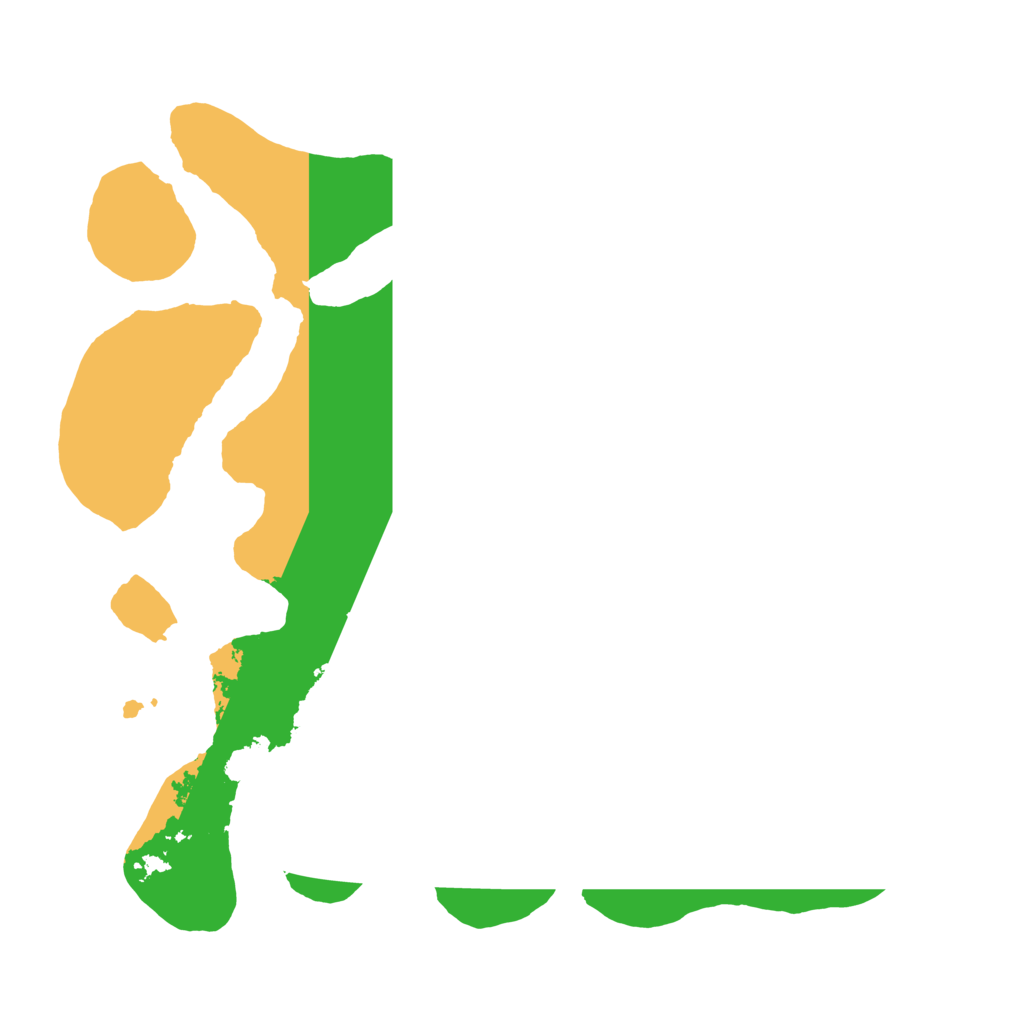 Biome Rust Map: Barren, Size: 3500, Seed: 1825630464