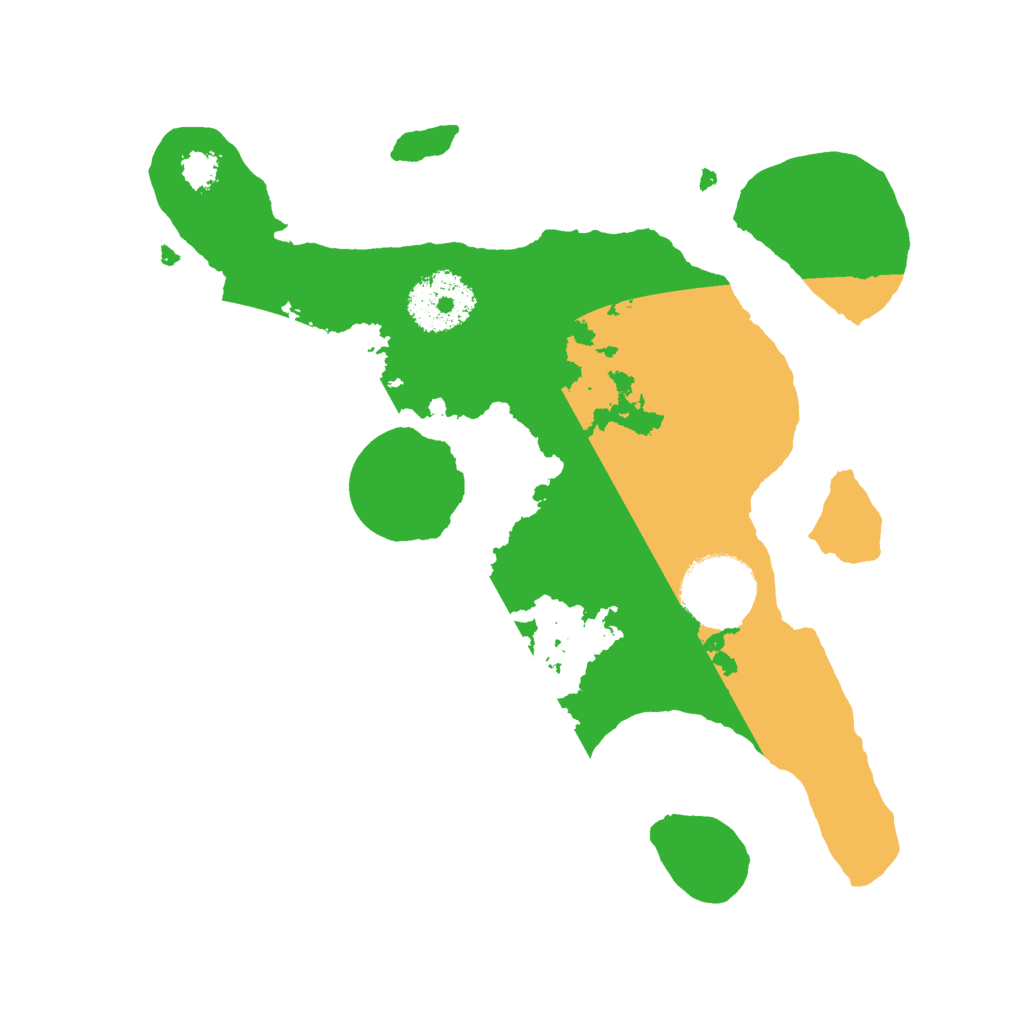 Biome Rust Map: Procedural Map, Size: 2500, Seed: 167561399