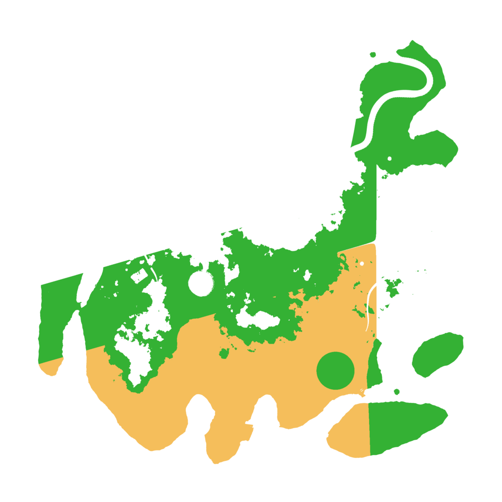 Biome Rust Map: Procedural Map, Size: 3500, Seed: 2101673985