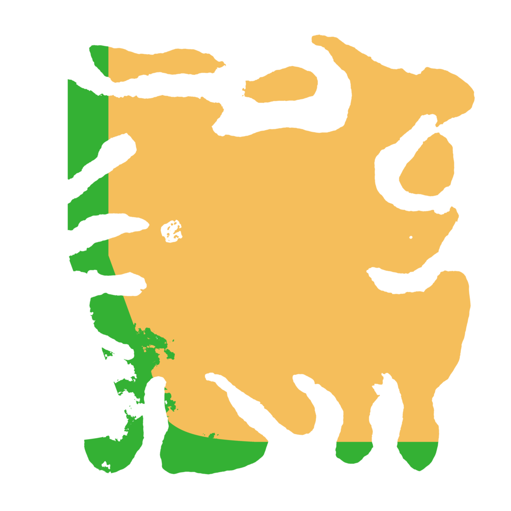 Biome Rust Map: Barren, Size: 3500, Seed: 458231040