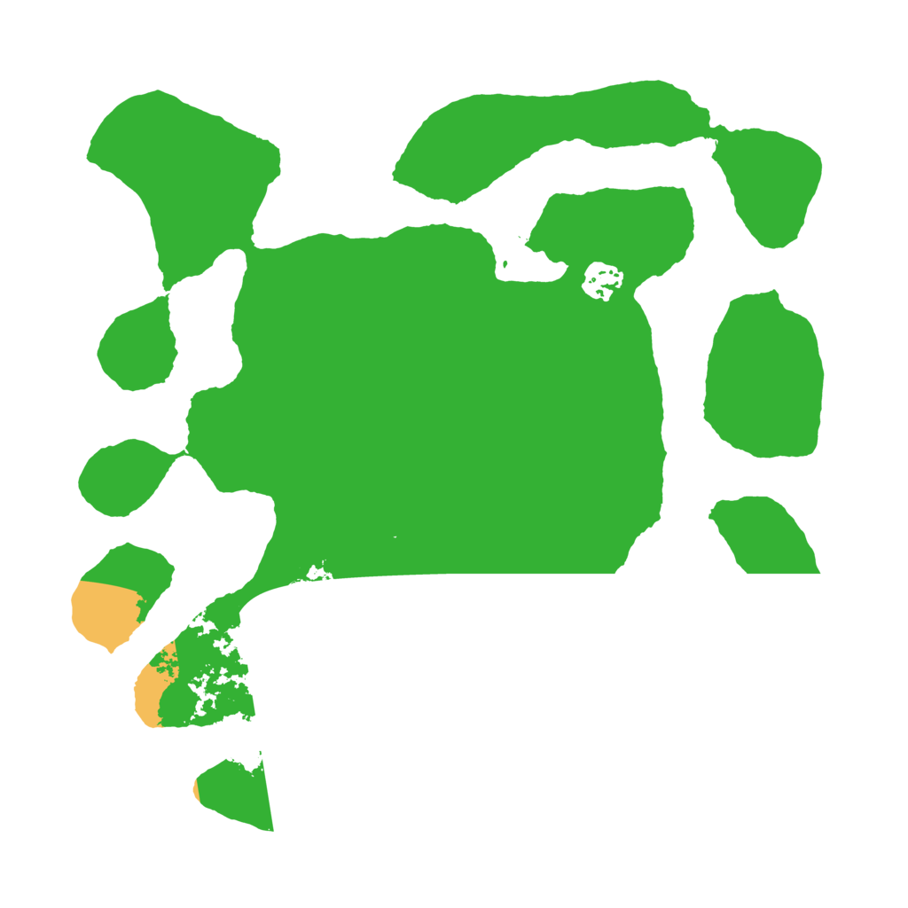 Biome Rust Map: Barren, Size: 3500, Seed: 759481472