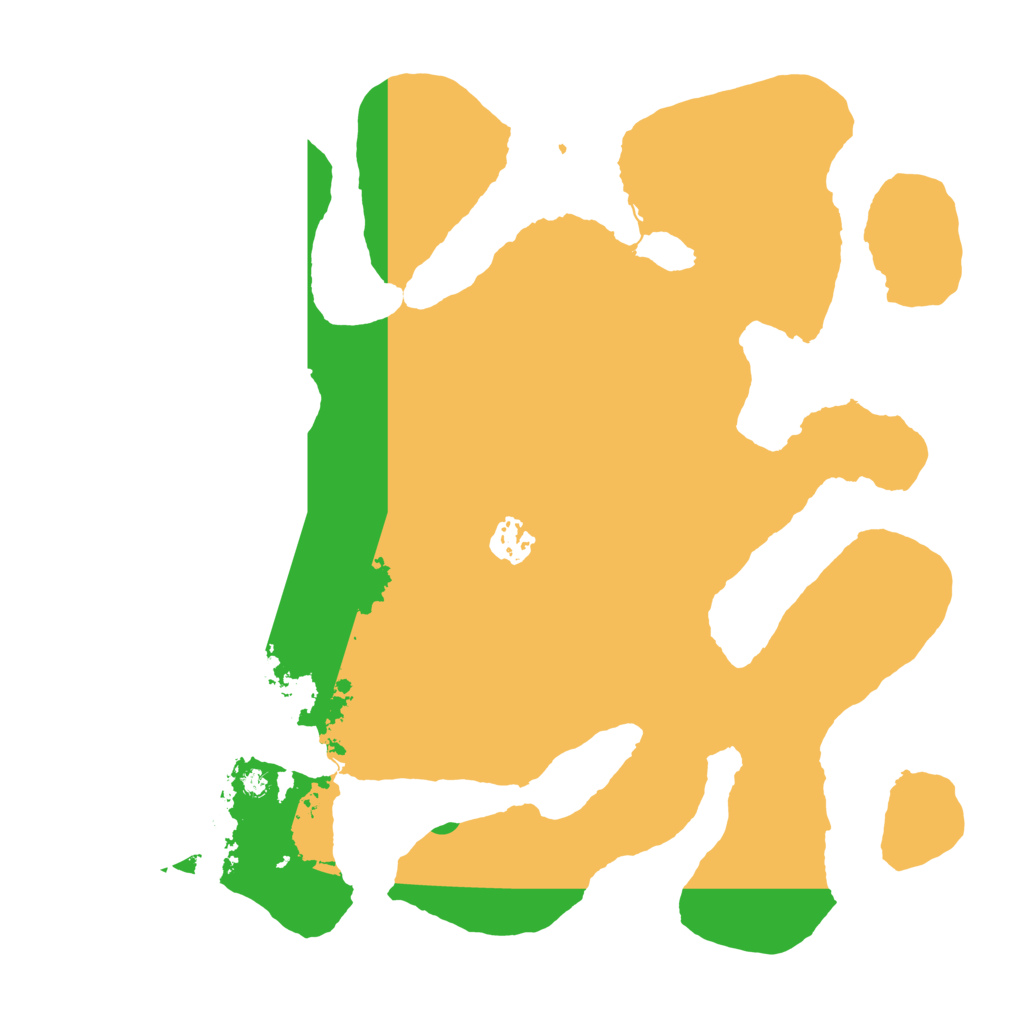 Biome Rust Map: Barren, Size: 3500, Seed: 67485