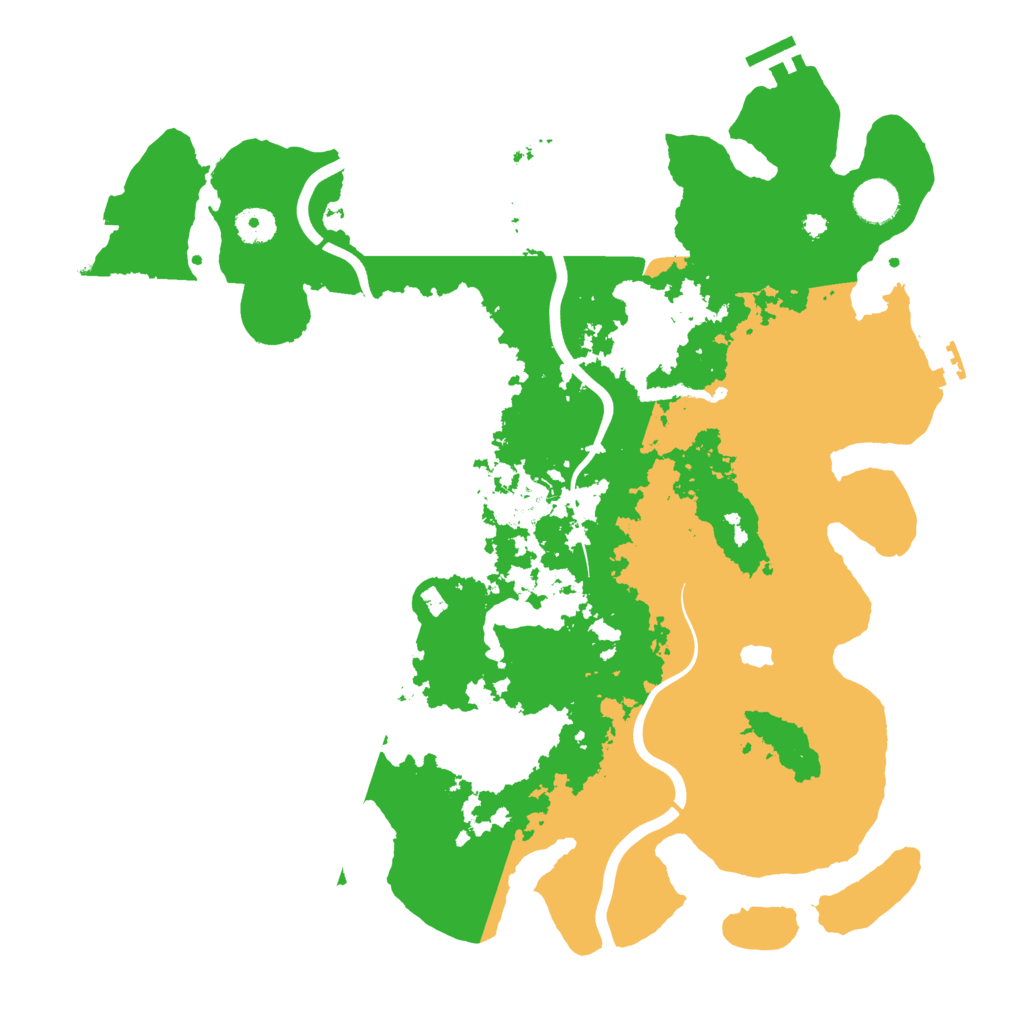 Biome Rust Map: Procedural Map, Size: 4000, Seed: 1992182842