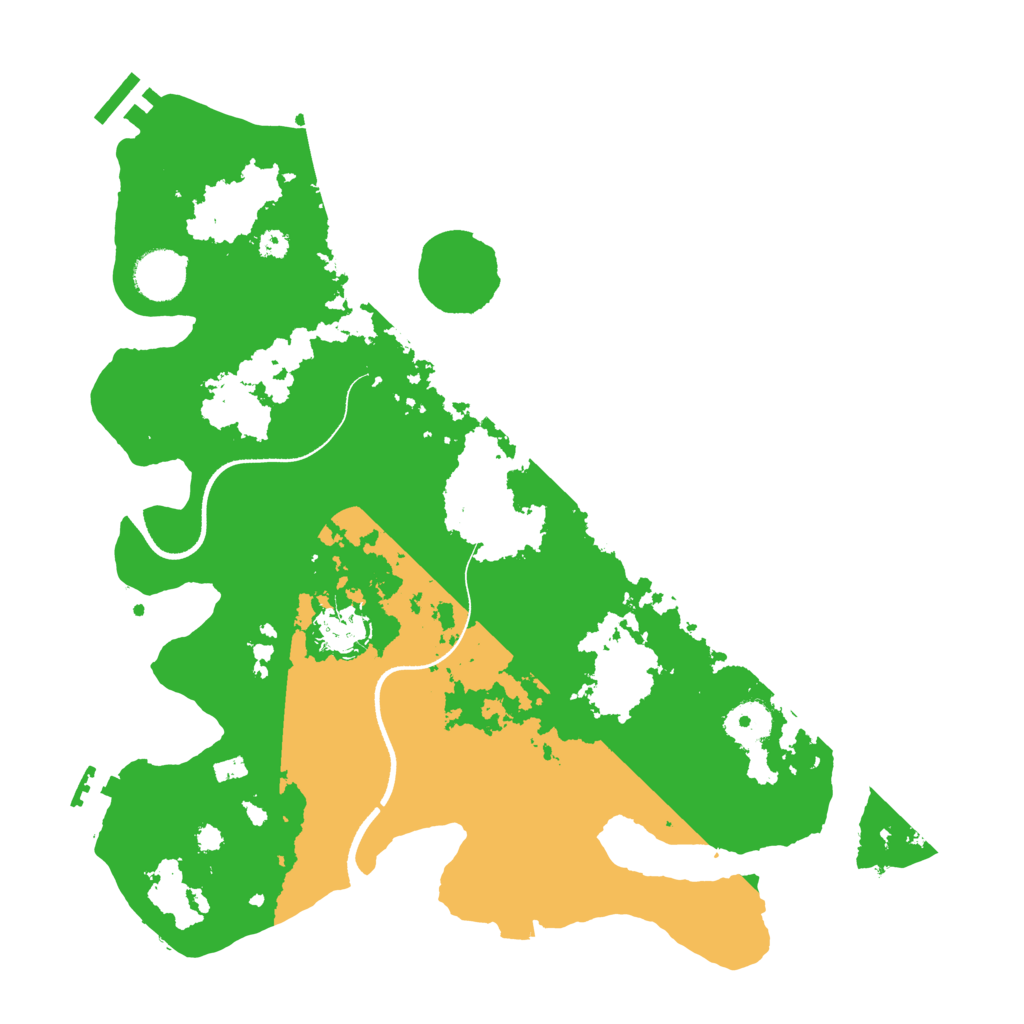 Biome Rust Map: Procedural Map, Size: 3500, Seed: 1776065675