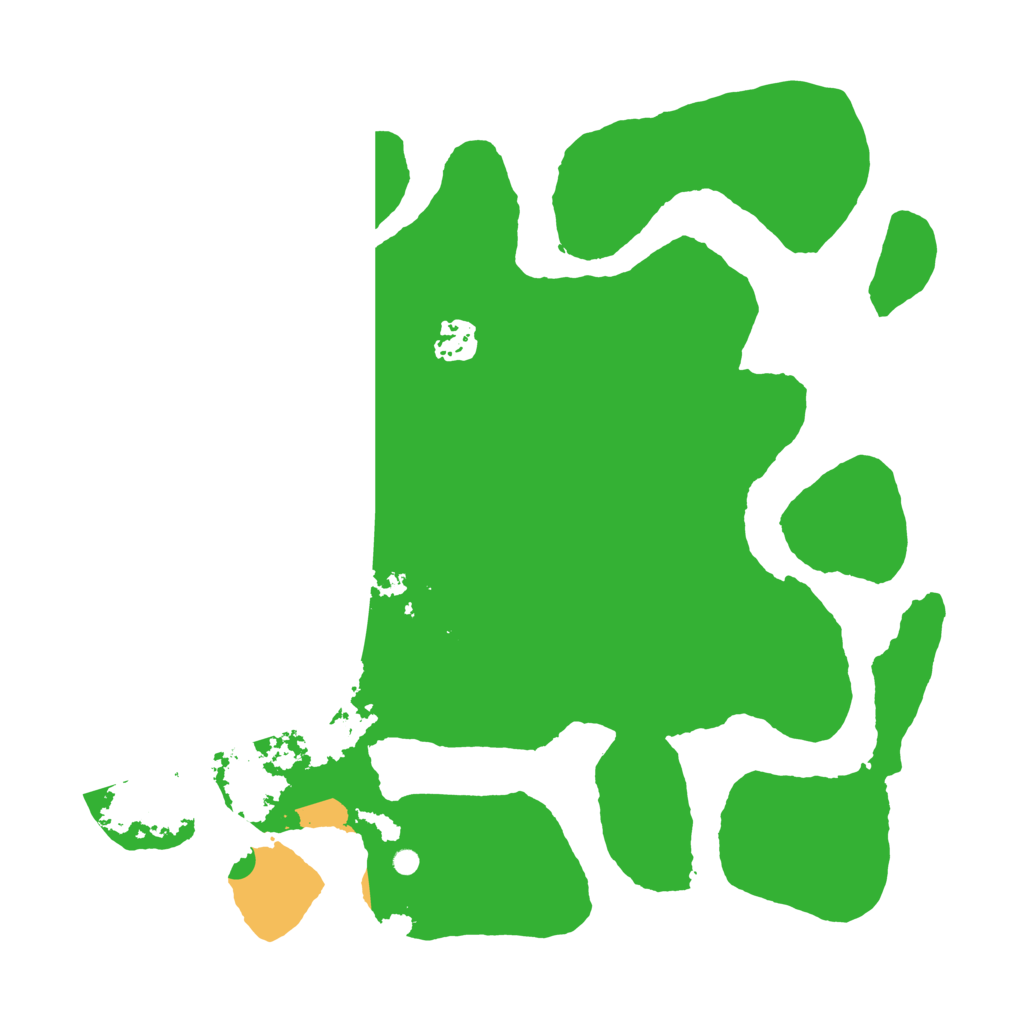 Biome Rust Map: Barren, Size: 3500, Seed: 754634