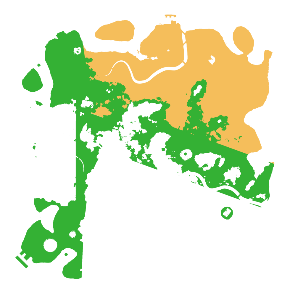 Biome Rust Map: Procedural Map, Size: 4000, Seed: 840798