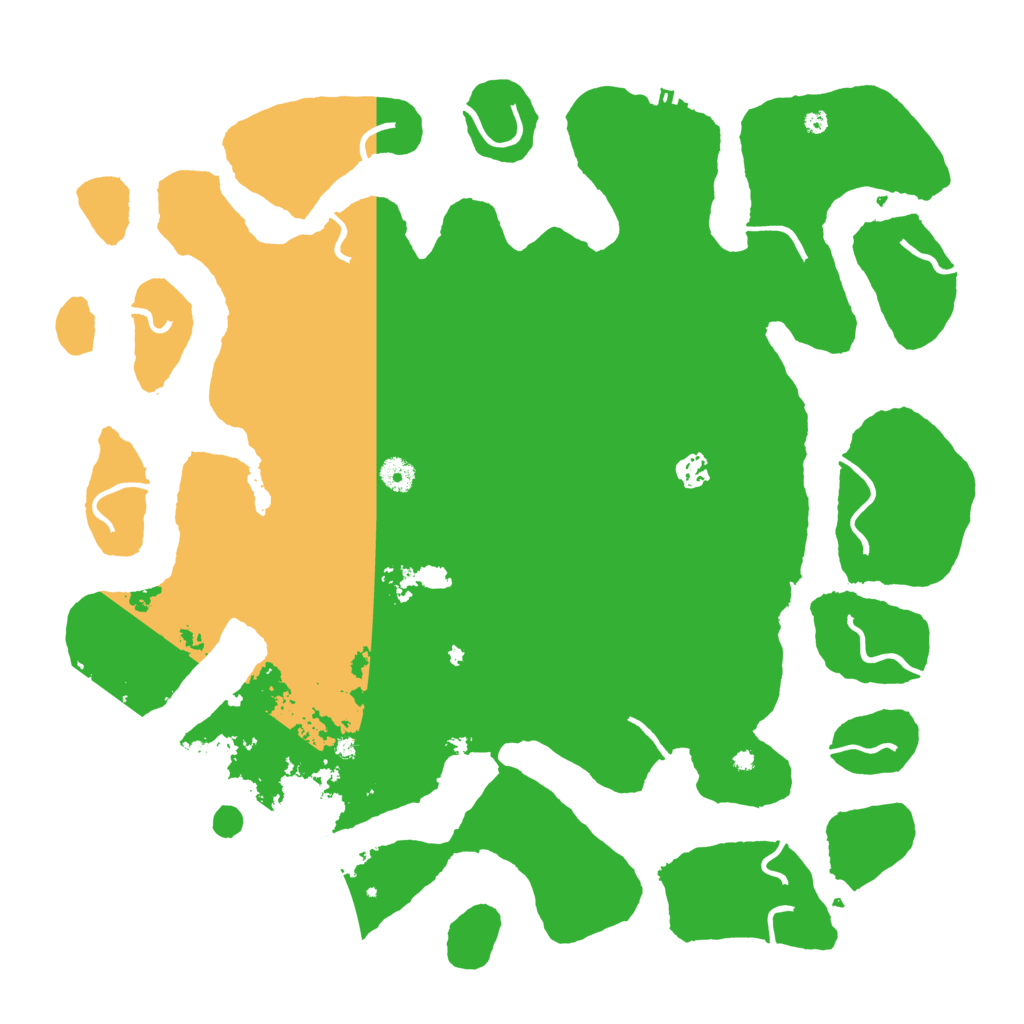Biome Rust Map: Procedural Map, Size: 4500, Seed: 580912