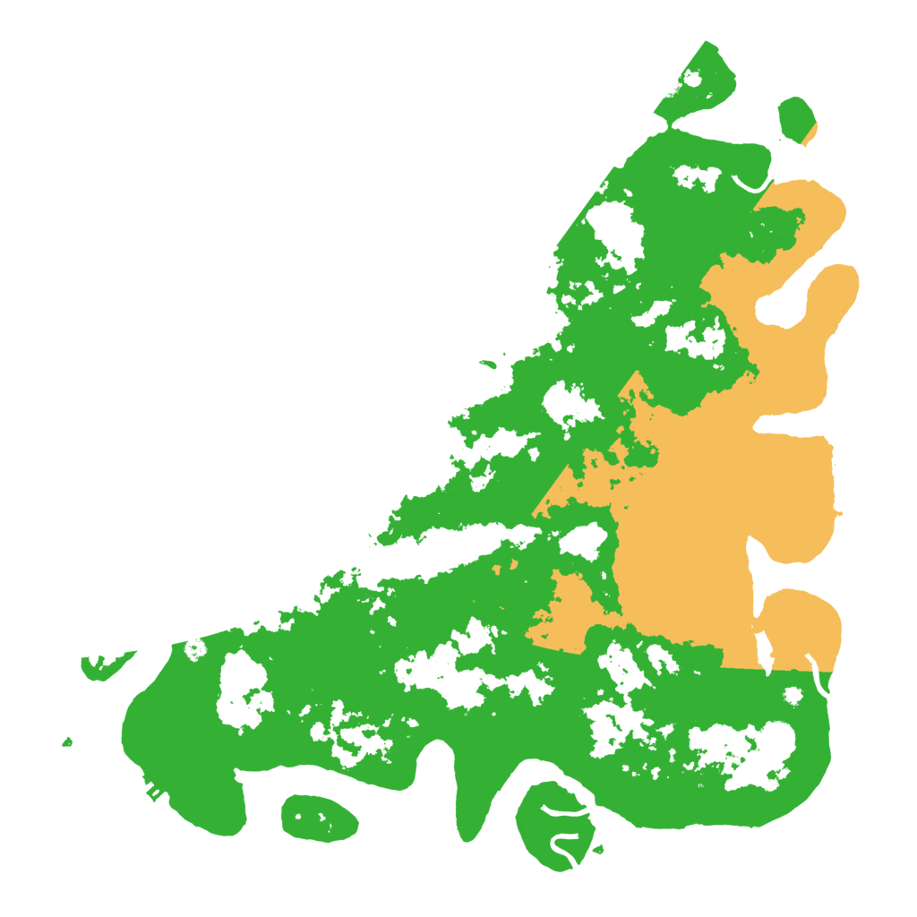 Biome Rust Map: Procedural Map, Size: 4500, Seed: 617749