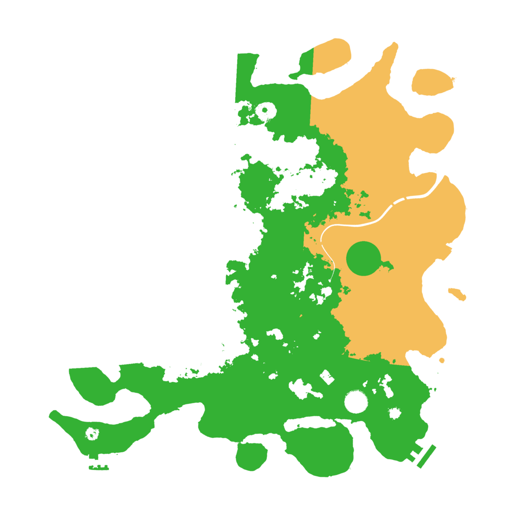 Biome Rust Map: Procedural Map, Size: 3850, Seed: 1792552780