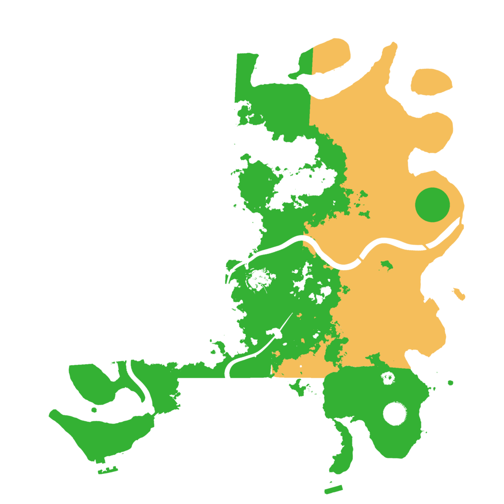 Biome Rust Map: Procedural Map, Size: 3850, Seed: 1792552780