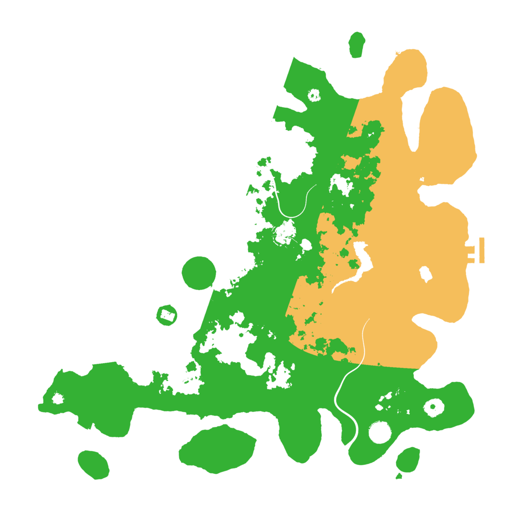Biome Rust Map: Procedural Map, Size: 4000, Seed: 520