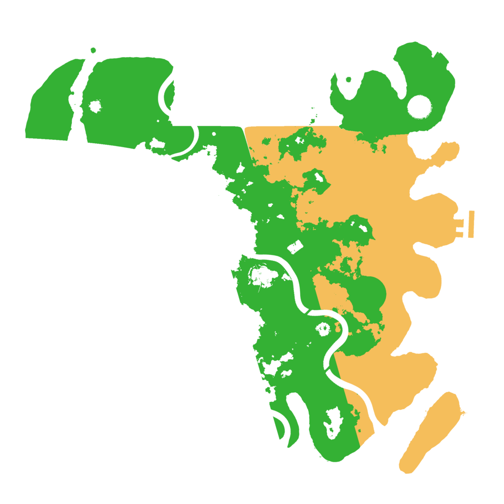 Biome Rust Map: Procedural Map, Size: 3750, Seed: 135073015