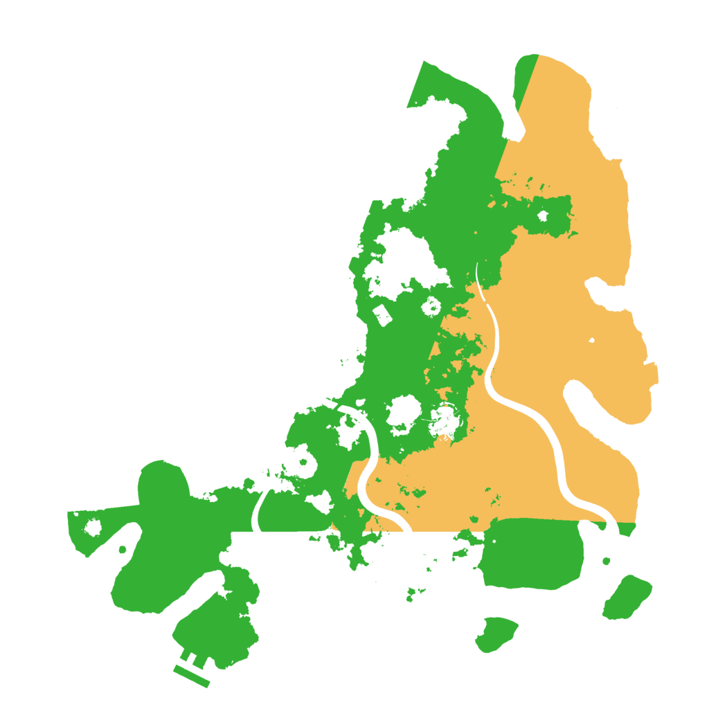 Biome Rust Map: Procedural Map, Size: 3750, Seed: 1261371941