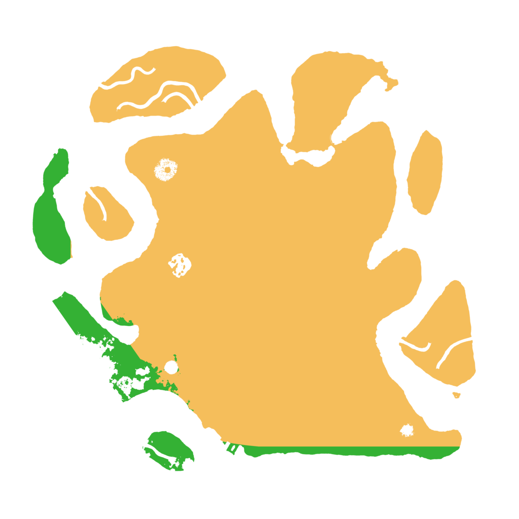 Biome Rust Map: Procedural Map, Size: 3500, Seed: 808535