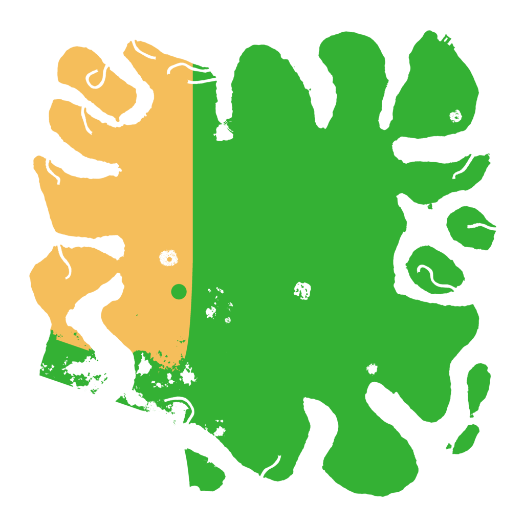 Biome Rust Map: Procedural Map, Size: 4500, Seed: 398882