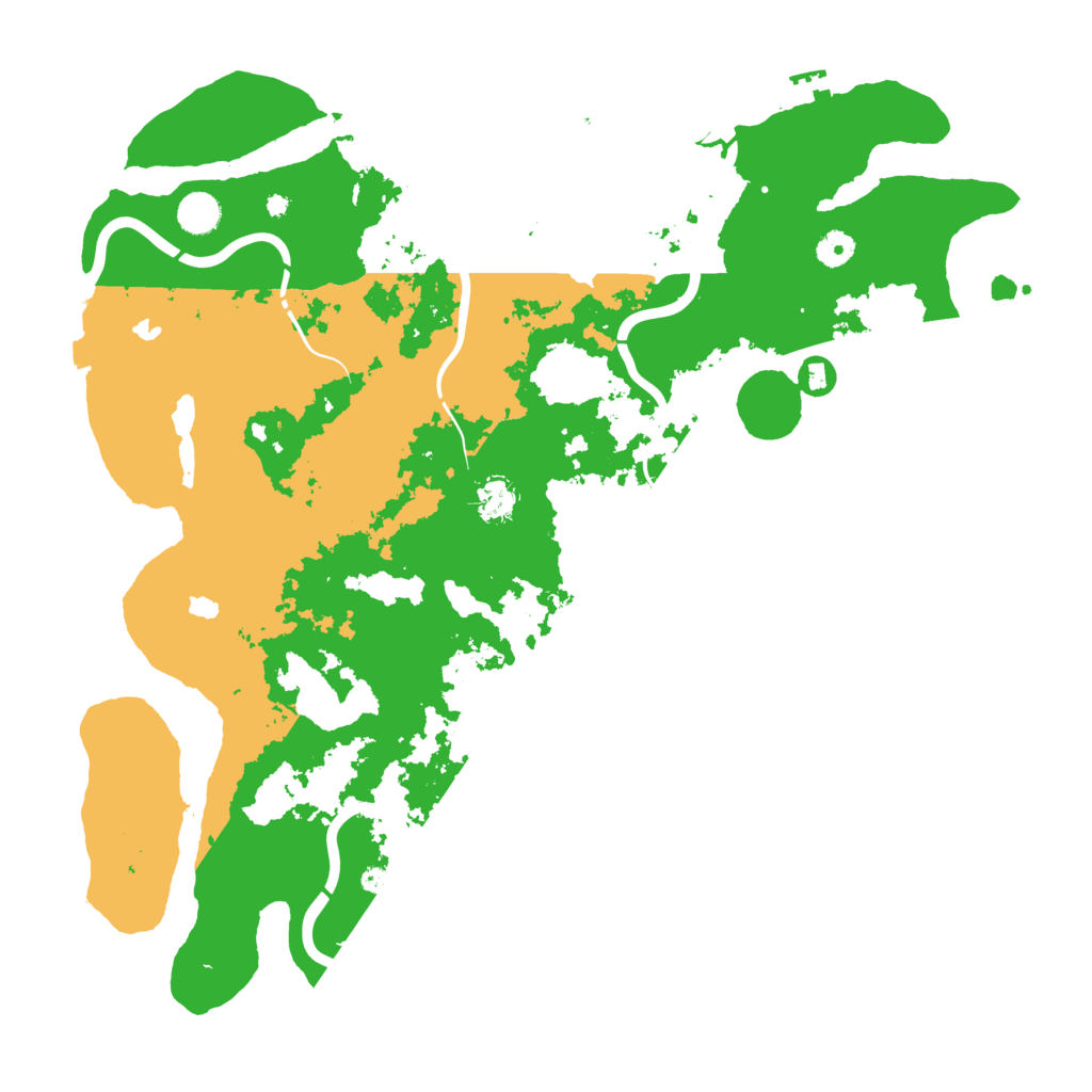 Biome Rust Map: Procedural Map, Size: 4500, Seed: 374425