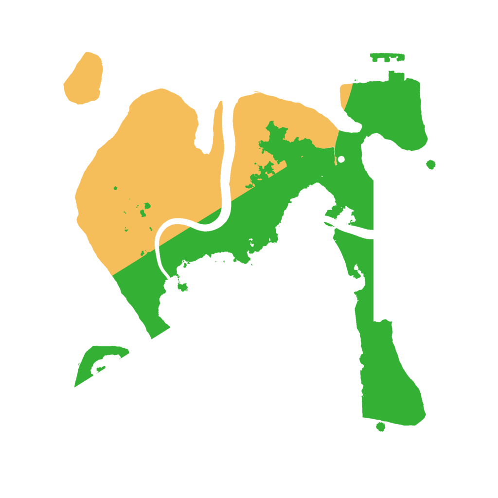 Biome Rust Map: Procedural Map, Size: 2200, Seed: 56