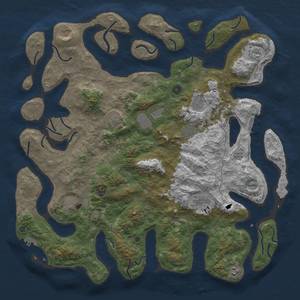 Thumbnail Rust Map: Procedural Map, Size: 5000, Seed: 1117, 16 Monuments