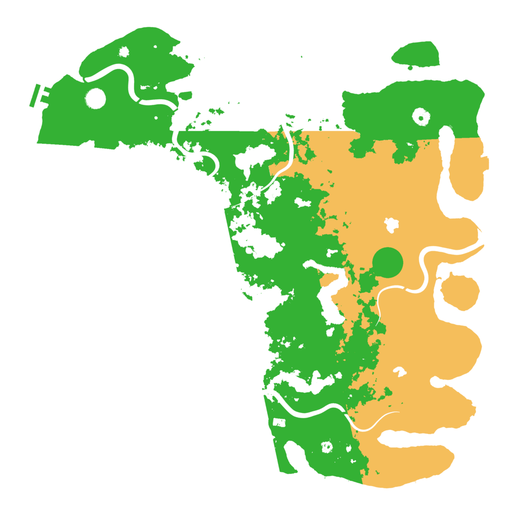 Biome Rust Map: Procedural Map, Size: 4500, Seed: 438473