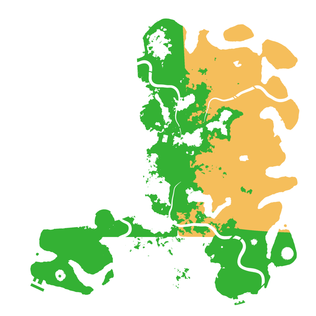 Biome Rust Map: Procedural Map, Size: 4500, Seed: 630118