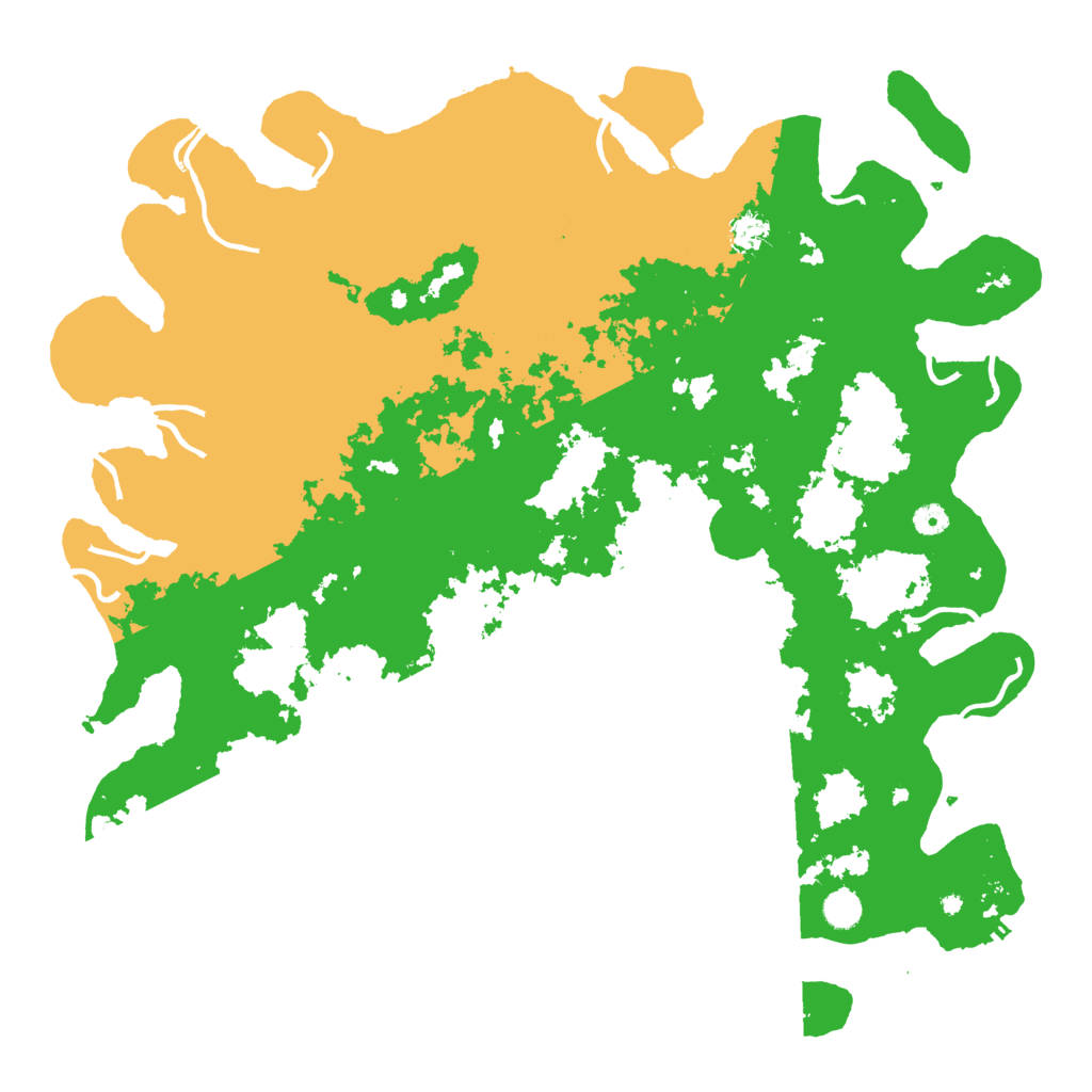 Biome Rust Map: Procedural Map, Size: 5000, Seed: 37458