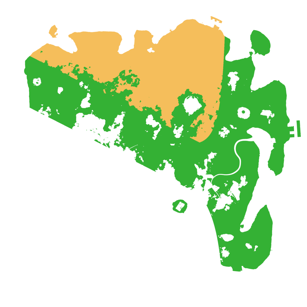 Biome Rust Map: Procedural Map, Size: 3750, Seed: 3