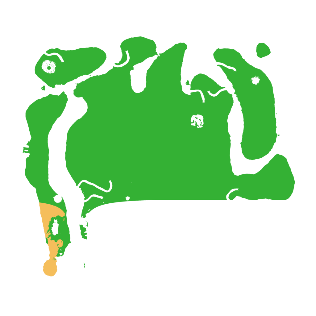 Biome Rust Map: Procedural Map, Size: 3500, Seed: 232651801