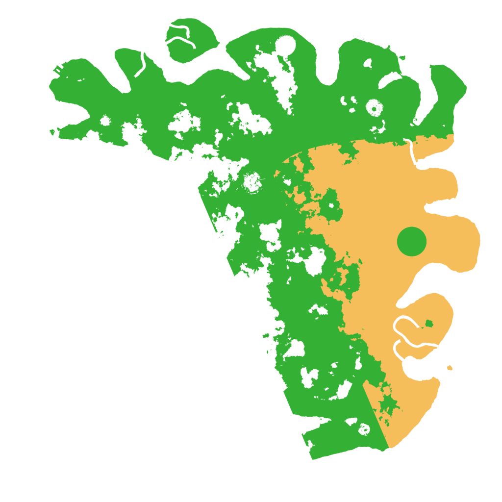 Biome Rust Map: Procedural Map, Size: 4500, Seed: 932530