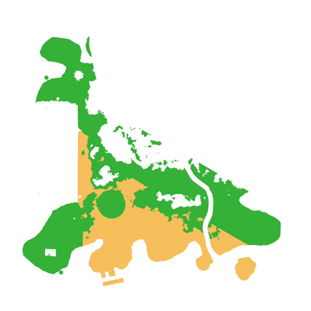 Biome Rust Map: Procedural Map, Size: 3000, Seed: 129948793