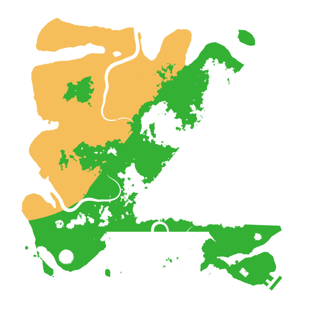 Biome Rust Map: Procedural Map, Size: 3750, Seed: 4