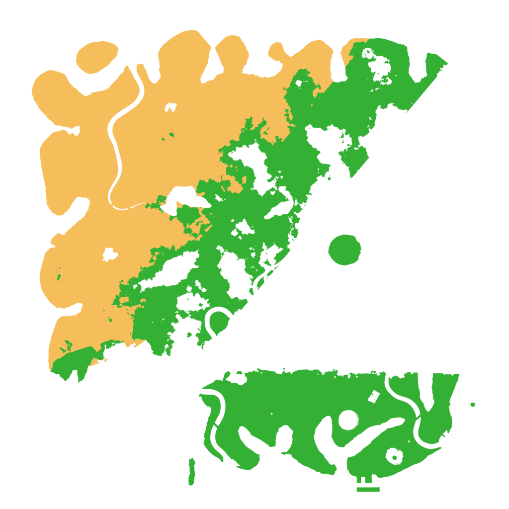 Biome Rust Map: Procedural Map, Size: 4500, Seed: 922627