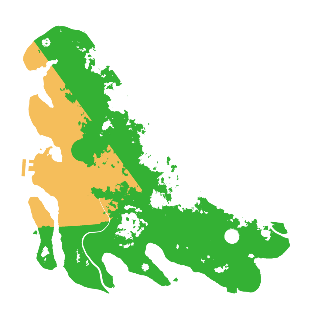 Biome Rust Map: Procedural Map, Size: 3700, Seed: 71694432