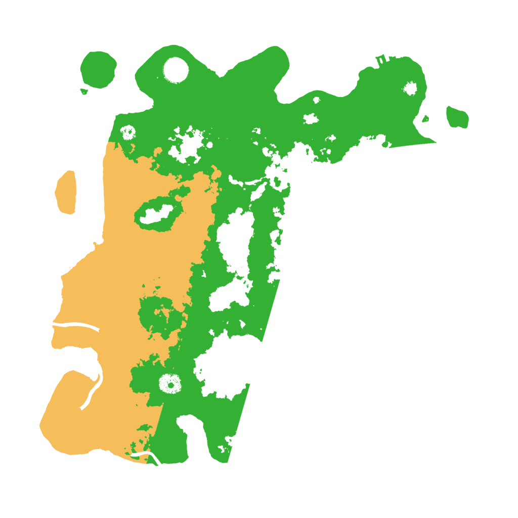 Biome Rust Map: Procedural Map, Size: 3600, Seed: 215