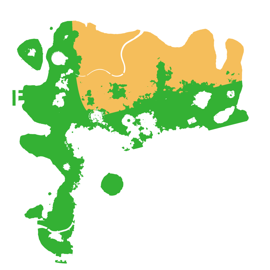 Biome Rust Map: Procedural Map, Size: 3500, Seed: 782556705